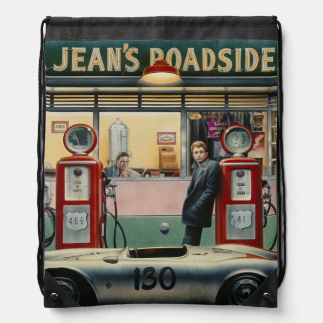 Destiny Highway 2 Drawstring Bag (Front)