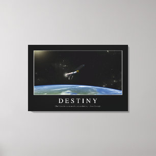 Destiny: Inspirational Quote 1 Canvas Print