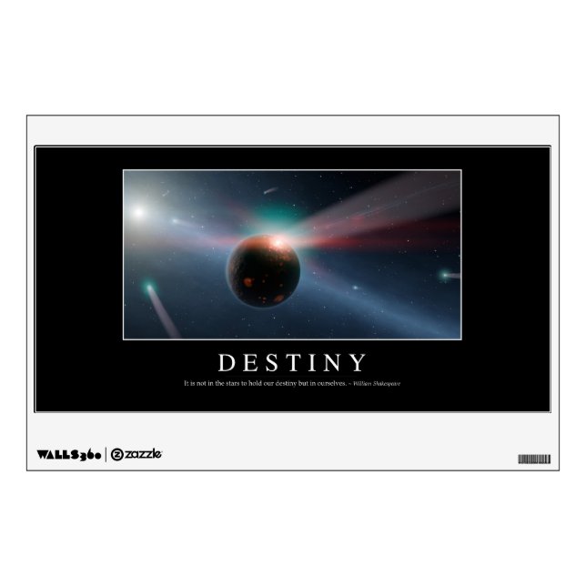 Destiny: Inspirational Quote 2 Wall Sticker (Front)