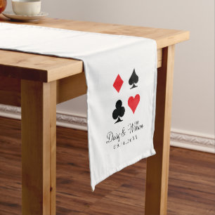 Destiny Las Vegas Red White Reception Table Runner