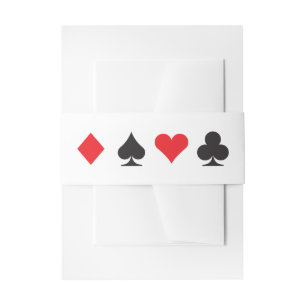 Destiny Las Vegas Wedding Invitation Bellyband Belly Band