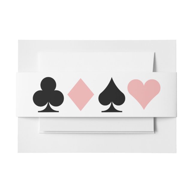 Destiny Las Vegas Wedding Invitation Bellyband Invitation Belly Band (Front Example)