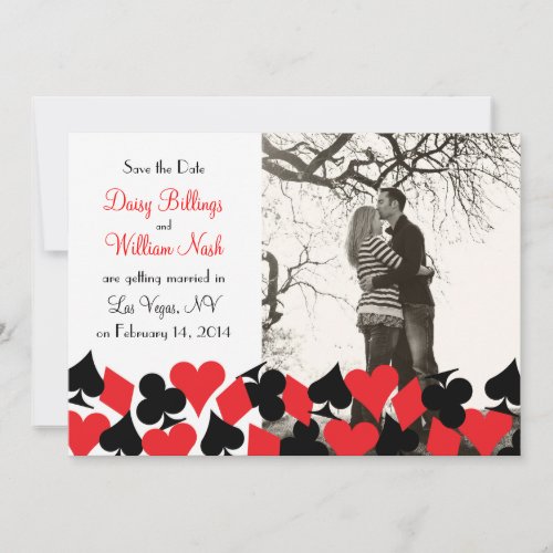 Destiny Las Vegas Wedding Save the Date Card