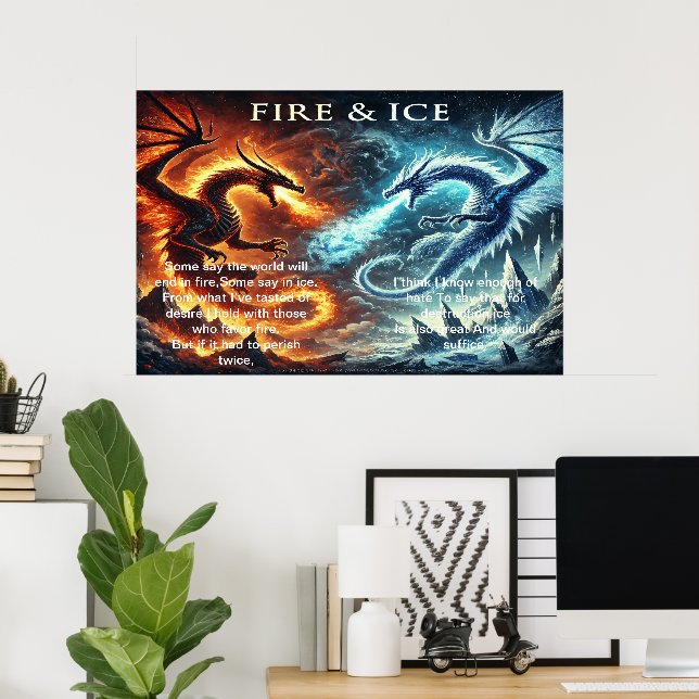 Destiny of Fire and Ice Poster (Home Office)
