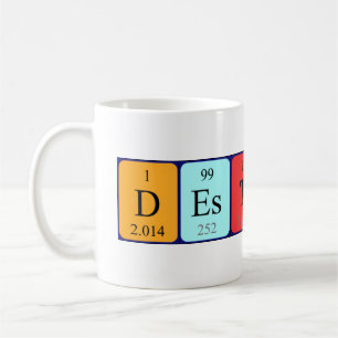 Destiny periodic table name mug