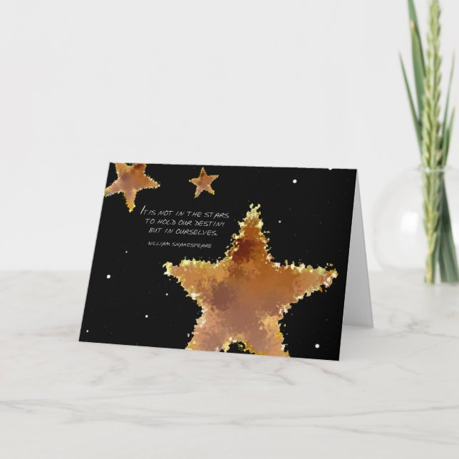Destiny Stars Greeting Card (Front)