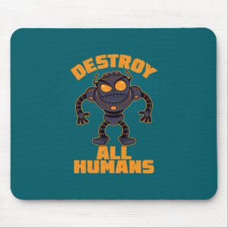 Destroy All Humans Angry Robot Mouse Pad