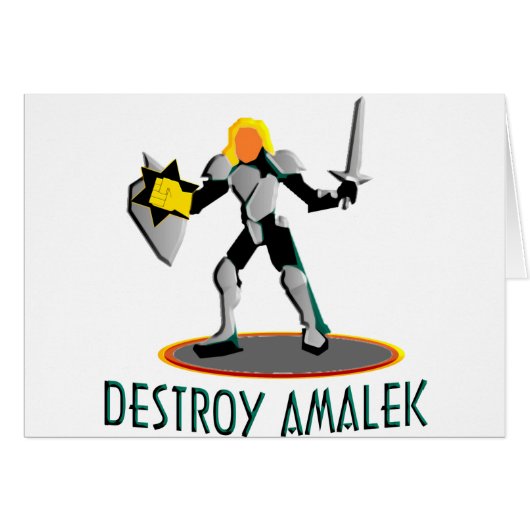 Destroy Amalek Cards (Front Horizontal)