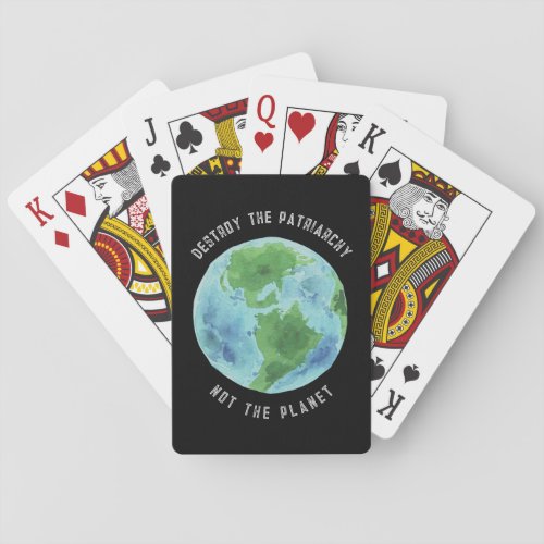 Destroy The Patriarchy not the Planet Cards