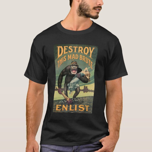 Destroy this Mad Brute Vintage T-Shirt (Front)