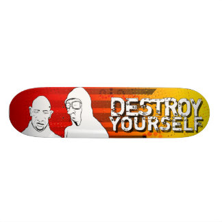 destroy yourself - sun skateboard deck