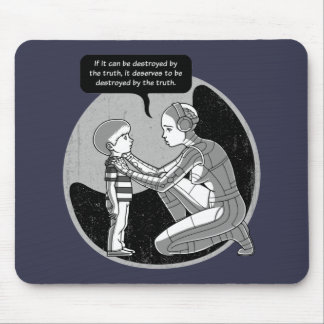 Destroyed By Truth Mouse Pad