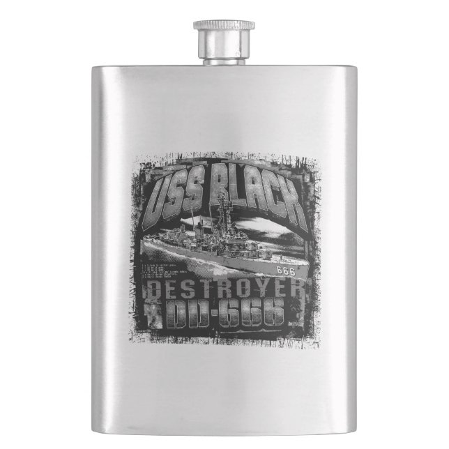 Destroyer Black Flask Classic Flask (Front)