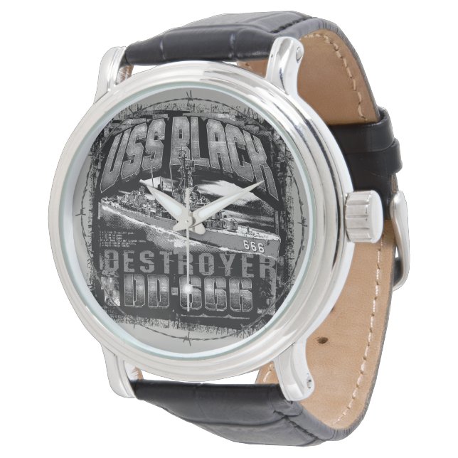 Destroyer Black Wrist Watch eWatch Watch (Angled)