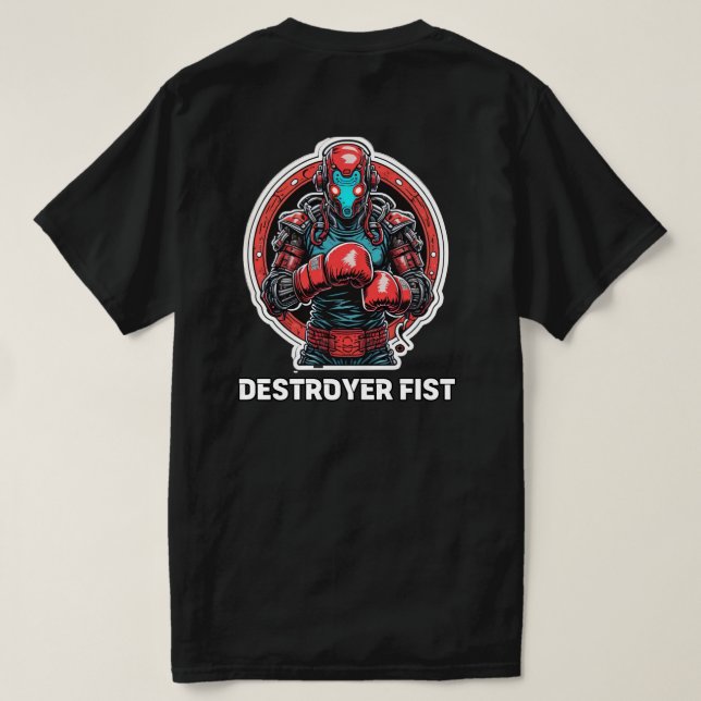 Destroyer fist T-Shirt (Design Back)