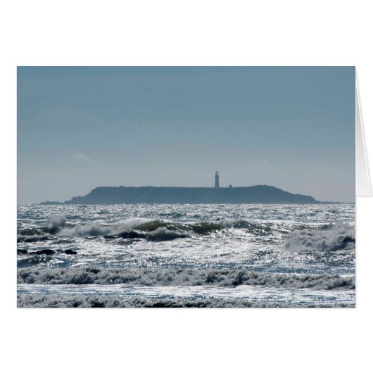 Destruction Island Lighthouse from Ruby Beach Cards (Front Horizontal)