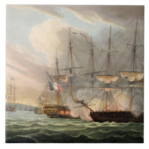 Destruction of the French Fleet in Basque Roads, A Tile