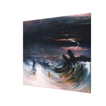 Destruction of Tyre by John Martin (1840) Canvas Print | Zazzle