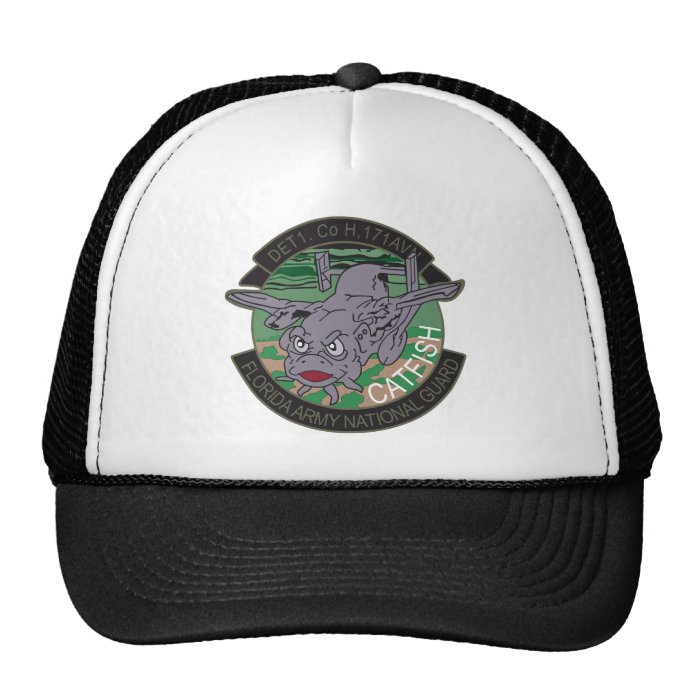 det1 co,171 avn florida army national guard mesh hat