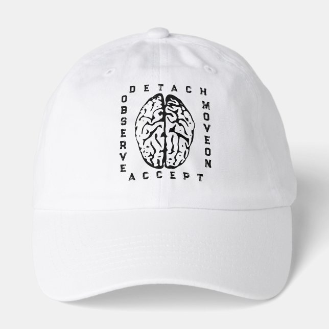 Detach Observe Accept Move On Cold Mind Hat  (Front)