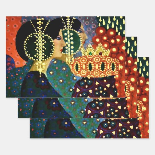 Detail 1001 Nights by Vittorio Zecchin Wrapping Paper Sheets