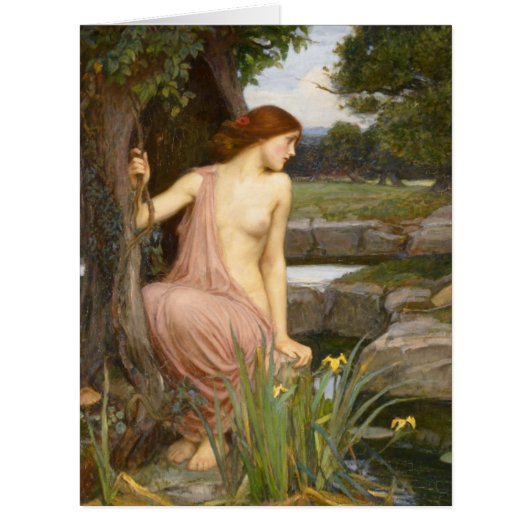 Detail: Echo and Narcissus by John Waterhouse (Front)