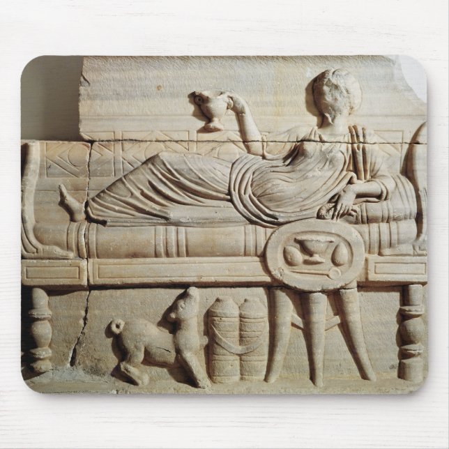 Detail from a sarcophagus mouse pad (Front)