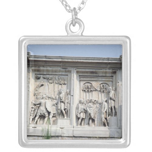 Detail from the Arch Constantine Silver Plated Necklace