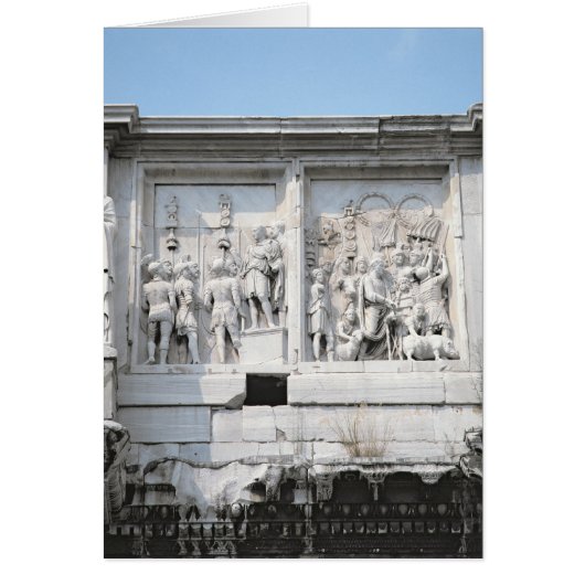 Detail from the Arch of Constantine Cards (Front)