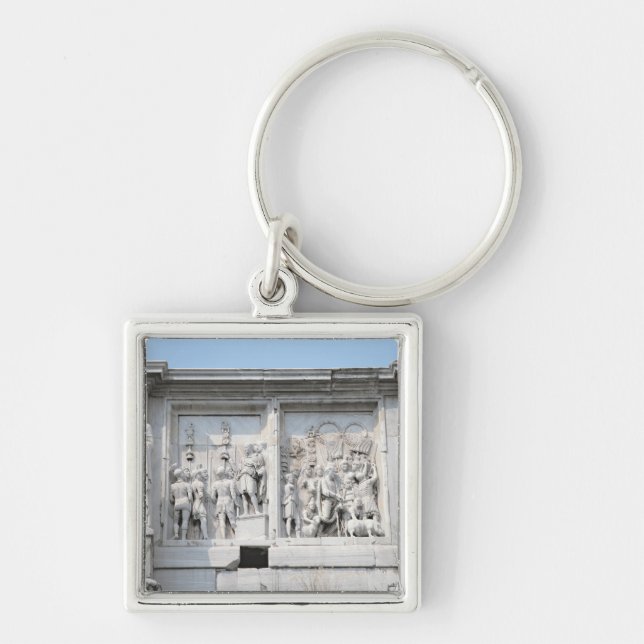 Detail from the Arch of Constantine Keychain (Front)