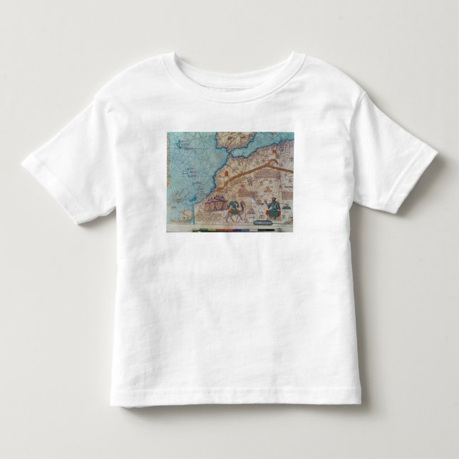 Detail from the Catalan Atlas, 1375 Toddler T-shirt (Front)