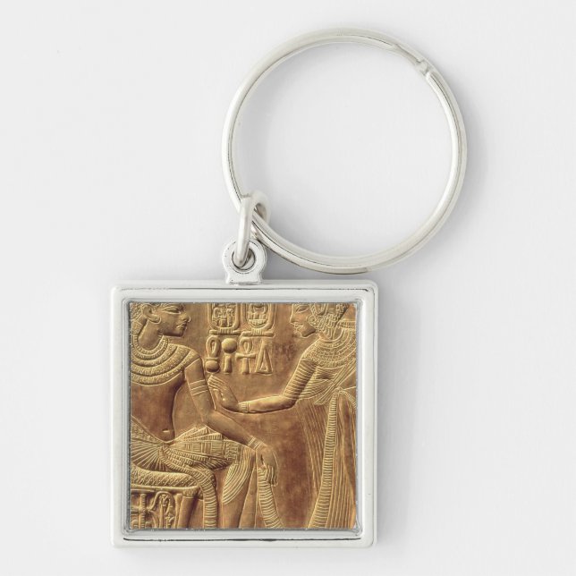 Detail from the Golden Shrine of Tutankhamun Keychain (Front)