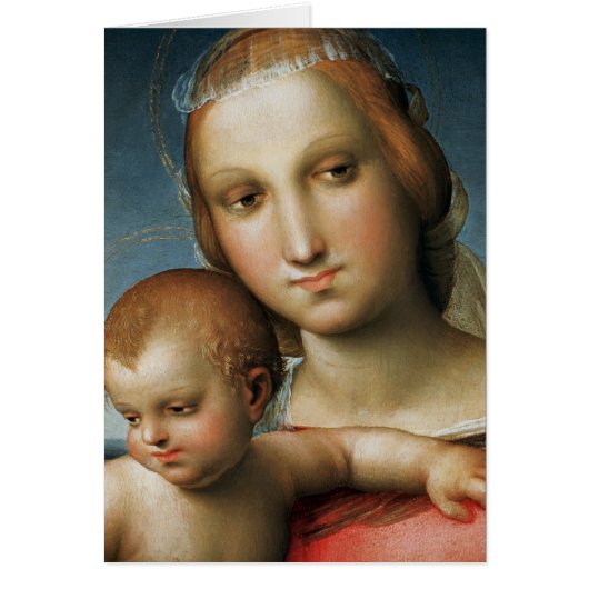 Detail from <Virgin and Child> Attributed to Rapha Cards (Front)