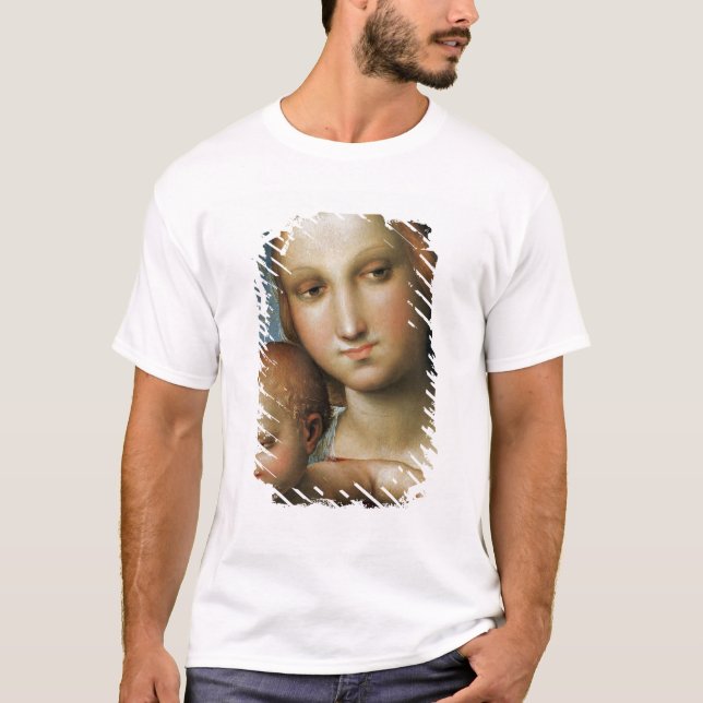Detail from <Virgin and Child> Attributed to Rapha T-Shirt (Front)