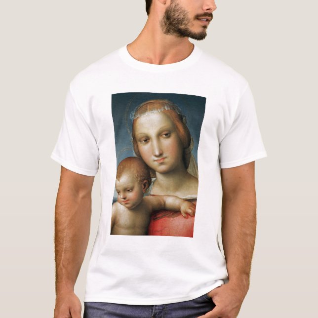 Detail from <Virgin and Child> Attributed to Rapha T-Shirt (Front)