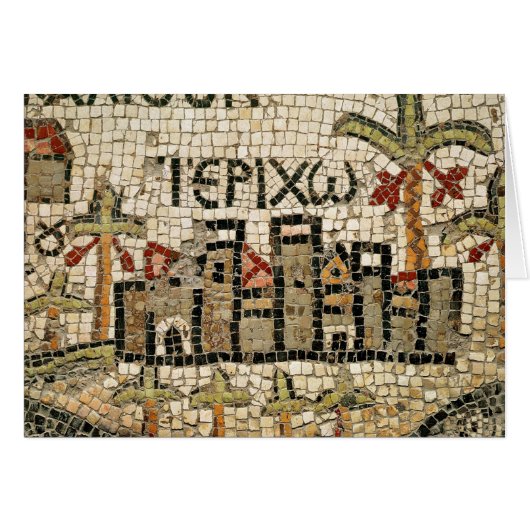Detail of a map of Jericho Cards (Front Horizontal)