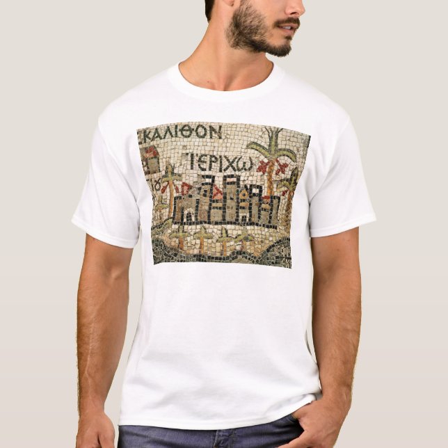 Detail of a map of Jericho T-Shirt (Front)