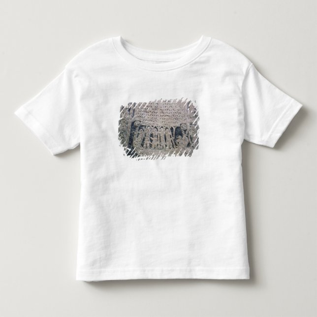 Detail of a picture stone toddler t-shirt (Front)