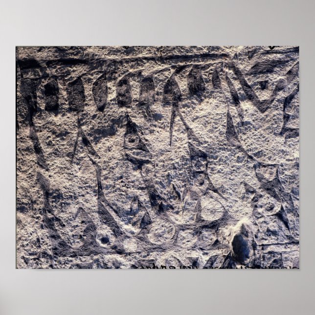 Detail of a ritual procession poster (Front)