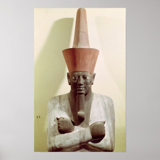 Detail of a statue of Mentuhotep II Poster (Front)