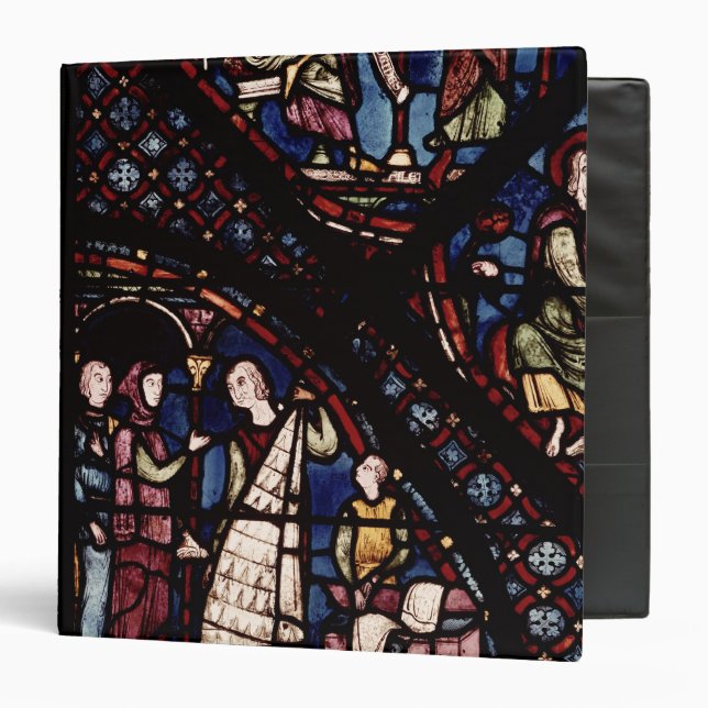 Detail of a window 3 ring binder (Front/Inside)