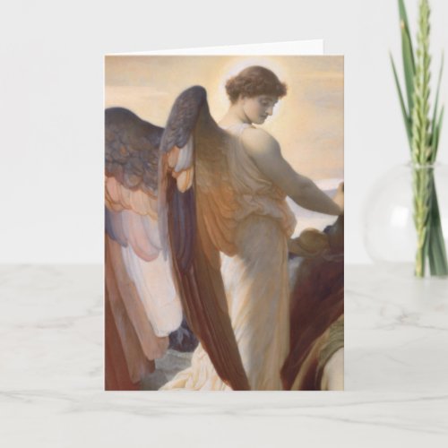 Detail of Angel Elijah in the Wilderness Card