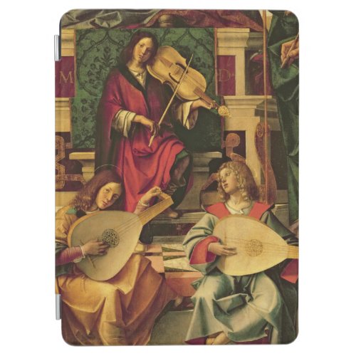 Detail of angel musicians iPad air cover