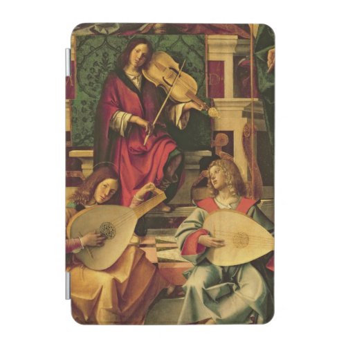 Detail of angel musicians iPad mini cover