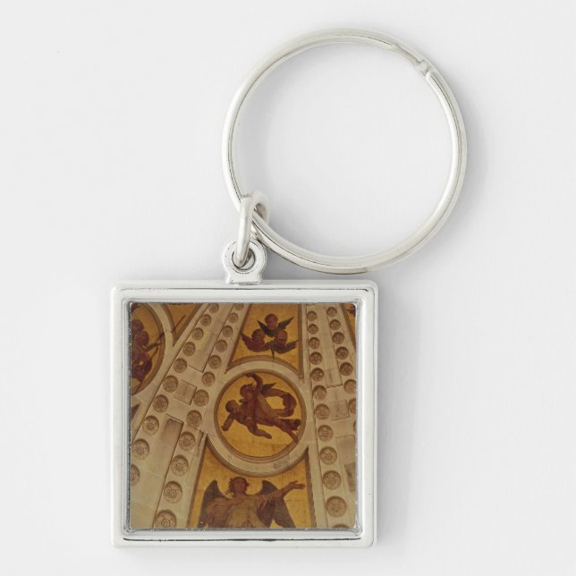 Detail of angels from the dome, built 1635-42 keychain (Front)