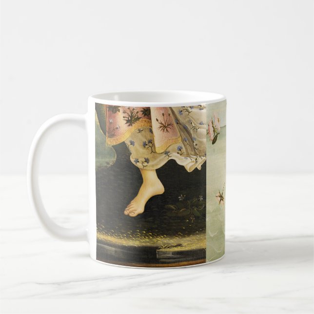 Detail of “Birth of Venus” painting collage Coffee Mug (Left)