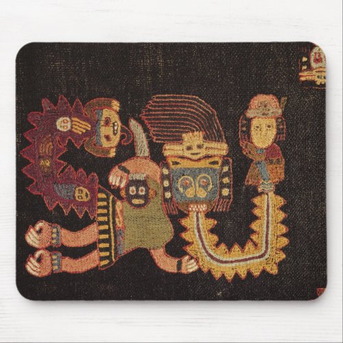 Detail of Burial cloth Paracas Tribe Mouse Pad
