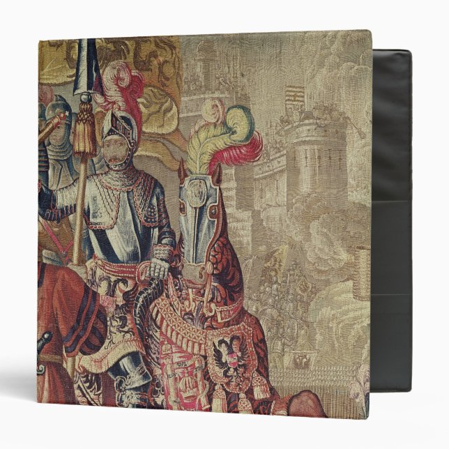 Detail of Charles V  on horseback Binder (Front/Inside)