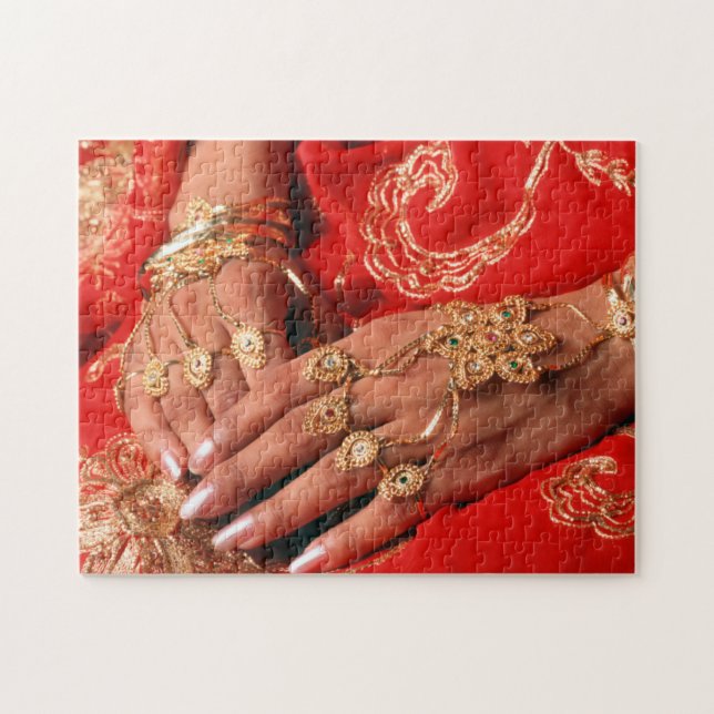 Detail Of Elaborate Jewelry Jigsaw Puzzle (Horizontal)