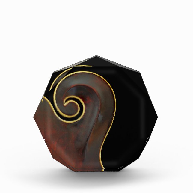 Detail of Mandolin Award (Front)